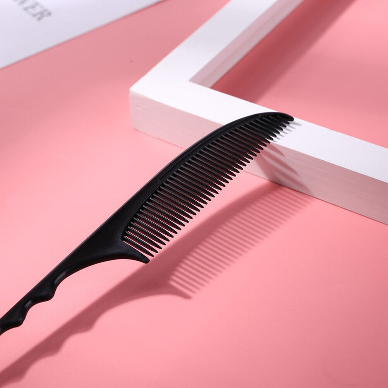 Salon Barber Anti-static Comb Hair Styling Hairdressing Rat Tail Comb Hairbru