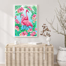 5D DIY Full Round Drill Diamond Painting Flamingo Animals for Home Decor Newly