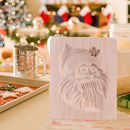 Wooden Cookie Mold Kitchen DIY Cookie Stamp Cake Decorating Embossing Craft