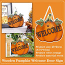 Halloween Hanging Sign Pumpkin  Plaque Sign Door Sign Welcome Hanging Brand,