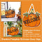 Halloween Hanging Sign Pumpkin  Plaque Sign Door Sign Welcome Hanging Brand,