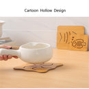 Dining Tables Coasters Fiber Wood Board Home Decoration Placemats