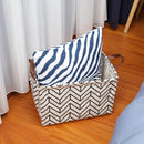 Taoytou Linen Laundry Basket, Collapsible, Square, Kids, Play
