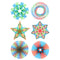 Creative Kaleidoscope Ruler Geometry Template Measuring Ruler for Student Kids