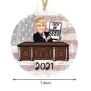 Hot Gift Funny Humorous Lets Go Brandon Ornament Christmas FJB