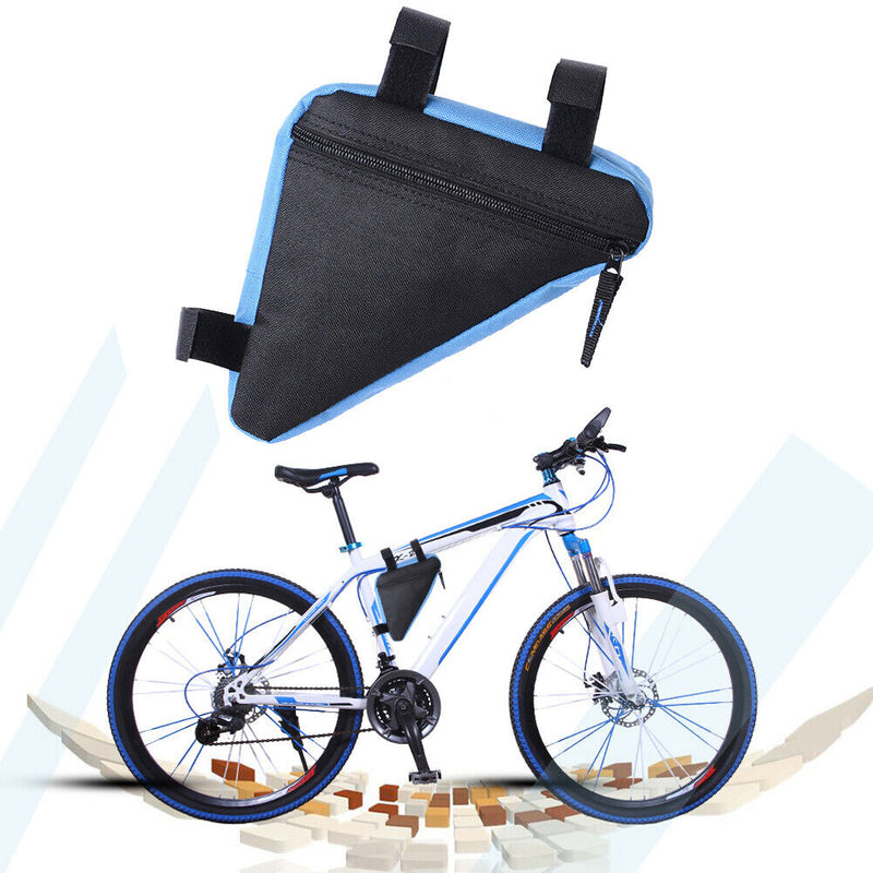 Mountain Bike Triangle Pouch Front Tube Frame Storage Pouch Purse Saddle Bag