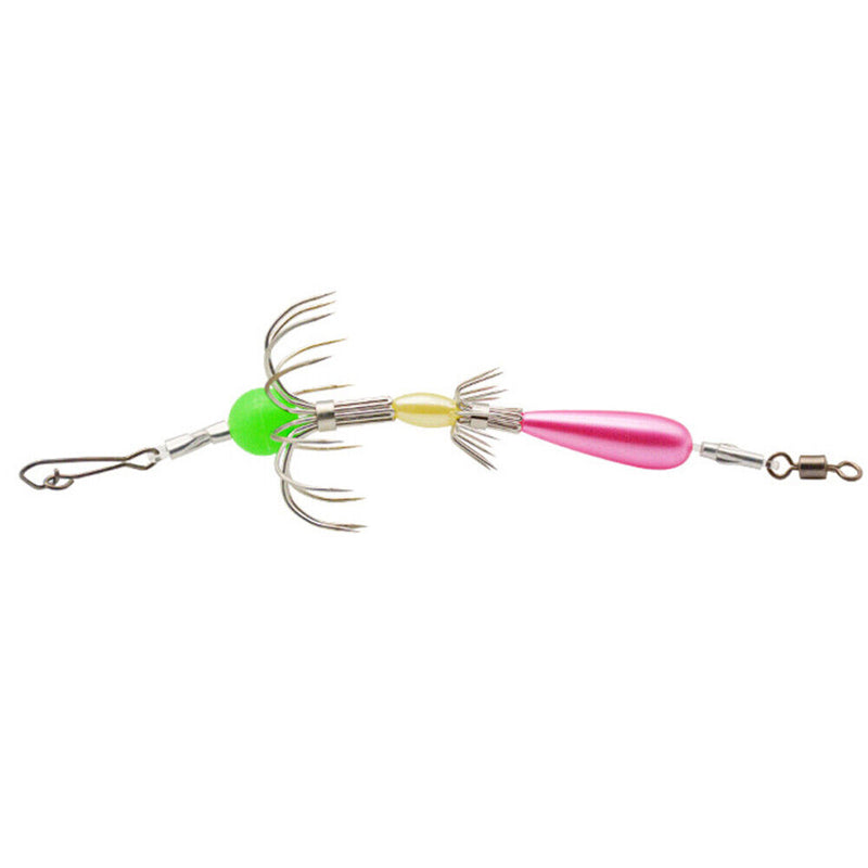 Luminous Fishing Octopus Hook Carbon Steel Squid Umbrella Hook Fishing Equipment