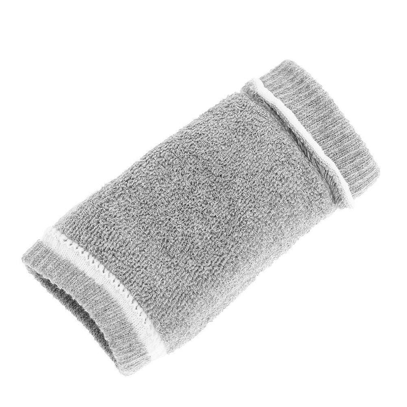 1 Pair Antiskid Baby Kneepad Protector Soft Crawling Leg Warmers(Light Grey