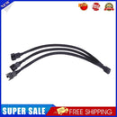 4 pin PWM Fan Cable 1 to 3 ways  Splitter Black Sleeved Extension Cable