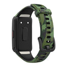 Soft Silicone Wristband Adjustable Bracelet Watchband for Huawei Band (B)