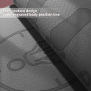 Jump Rope Mat Knees Protection Exercise Pad Mute (Grey 126x59x8cm) Newly