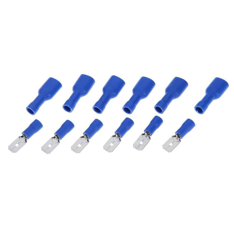 FDFD2-250 16-14AWG Male/Female Kit Insulated Spade Wire Connector Terminal Newly