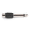 2pcs 6.5mm to RCA Male to Female Jack Plug Audio Video Converters Adapters Newly