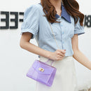 Retro Women Transparent Shoulder Bag Summer Beach Solid Color Crossbody Bags