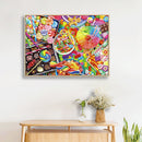 DIY Full Round Drill Rhinestone Diamond Painting Candies Handwork Home Art Decor