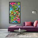 5D Diamond Painting DIY Flower butterfly in the forest Full Round Drill Wa