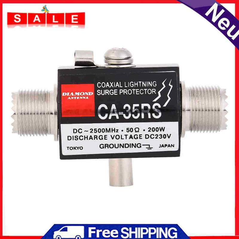 UHF-F to UHF-F DC-2500MHz Thunder Arrestor Female to Female Connector Adapter