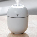 Ultrasonic Silent Air Humidifier Car Aroma Essential Oil Diffuser (White)
