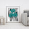 DIY Digital Picture Butterfly and Dandelion Painting By Numbers Set Handicraf