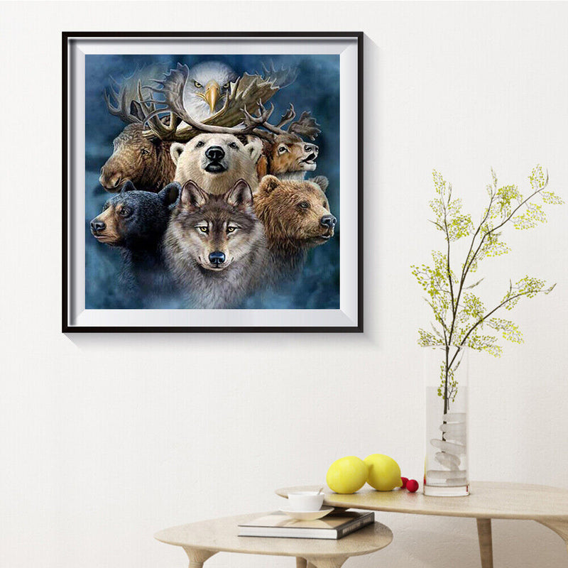 Oil Painting By Numbers Acrylic Handmade Animal World Digital Picture Art Decor
