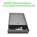 External Enclosure Case 5.25 inch HDD Hard Drive Blank Drawer Rack for PC