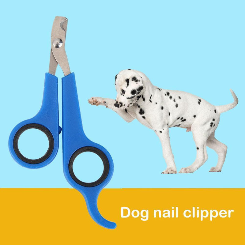 Pet Nail Toe Clipper Scissors Stainless Steel Dog Claw Cutter(Blue Black) Newly