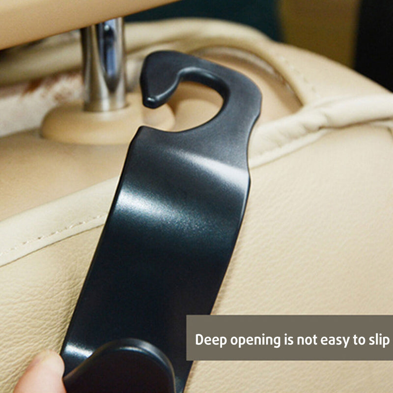 Car Seat Headrest Hook Vehicle Plastic Back Seat Organizer for Grocery Bags