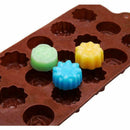 15-Cavity Silicone Flower Rose Chocolate Cake Soap Tray I0E2 Molds Ice Q7Z3 G8S6