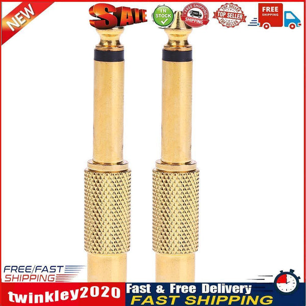 1pc 6.35mm 1/4in Mono Male Jack to RCA Female Plug Audio Adapter Connector Newly