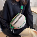 Women Crossbody Shoulder Bags Large Capacity Zip Fanny Pouch Saddle Handbags