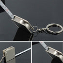 Keychain  Measure  Tape Measures Gauging Tool Measuring Tools Retractable Ruler