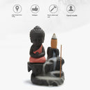 Little Monk Incense Censer Stove 20pcs Incense Cones 1pcs Burner Buddha Stove