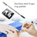 Nail Art Palette Stainless Steel Makeup Cosmetic Color Mixing Palette (S)