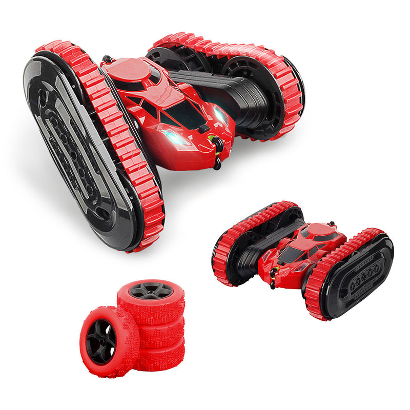 #A 2 in 1 RC Stunt Cars 2 Sided 360 Degrees Tumbling Rotating 4WD 2.4GHz Vehicle