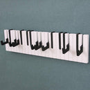 Wooden Piano Style Wall Hanging Decoration Rack Hanger Key Ring Storage Hooks