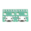 10pcs MICRO USB to DIP Adapter 5pin female connector B type pcb converter Newly