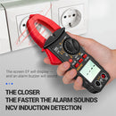 ST180 4000 Counts Digital Current Clamp Meter NCV Multimeter Tester (Red)