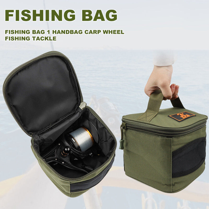 Portable Fishing Reel Storage Bags Fishing Tackle Cups Feeders Carrying Cases