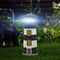 LED Lighthouse Solar Light Garden Outdoor Rotating Beacon Tower Lamp (A) Newly