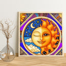 Diamond Painting 5D Full Round Drill Mosaic DIY Smile Moon Kit for Bedroom De