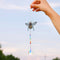 2pcs Crystal Wind Chimes Diamond Hanging Light Catcher Home Decor (ZH009)