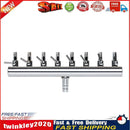 Air Oxygen Pump Aquarium Fish Tank Stainless Steel Splitter Hose (8 Ways) Newly
