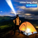 Ultra Bright Headlight LED Clip-on-Cap Lights - Rechargeable 3-Mode Bag