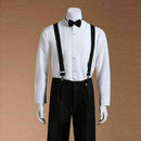 Men 50mm Extra Wide Adjustable Elastic Mens Suspenders ClipOnHot SA HOT V1G2