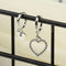 Drop Earrings Asymmetry Love Heart Earrings Irregular Earrings Jewelry