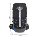 Large Capacity 40L Nylon Sports Camping Backpack Trekking Travel School Rucks