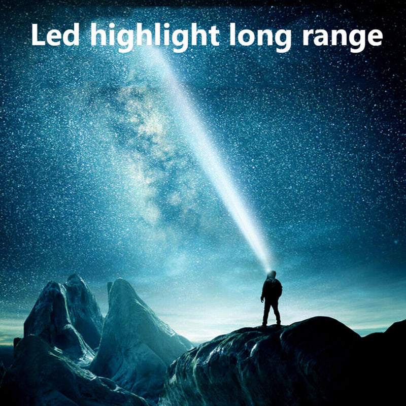 COB LED Headlamp Waterproof Headlight 6 Mode USB Sensor Head Lamp for Outdoor