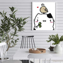 Partial Embroidery Kitten Bird Printed Cross Stitch Cotton 2-Strand 14CT DIY Kit