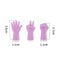 6pcs Cute Knitting Needles Point Caps Gesture Shape Needle Tip Stopper Protector