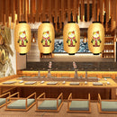 Lucky Cat Waterproof 10 inch Lanterns Bistro Restaurant Craft (B Green) Newly